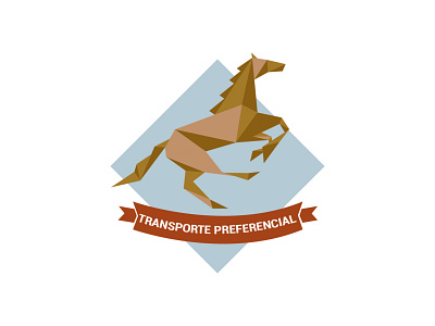 Transporte Preferencial adobe illustrator art branding design flat graphic design logo logos lowpoly minimal vector