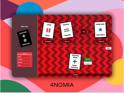 4NOMIA - An Multiplayer Card Game