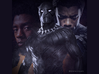 Black Panther Tribute design graphic design minimal photoshop poster poster design