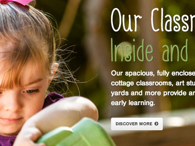 Preschool education feature slider preschool slider web design
