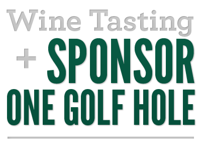 Golf + Wine Tournament : Mixing Type archer league gothic typography