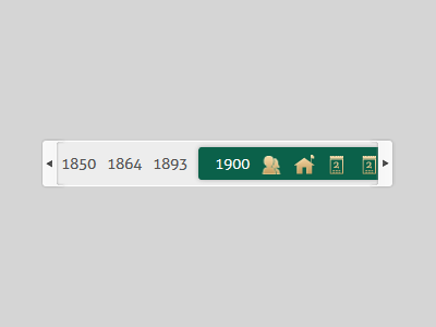Timeline Scroll with Previous/Next Buttons