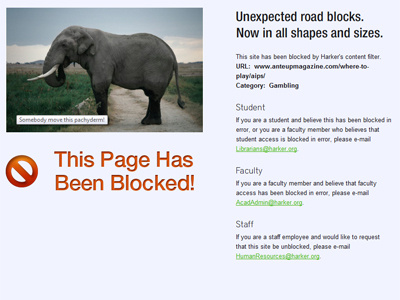 Pachyderm: Internal Custom Block Page block page elephant