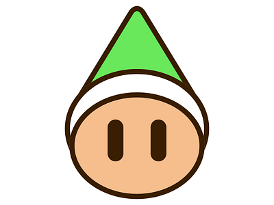 Elf (Head Only) art christmas design elf happy holidays illustration logo ui vector