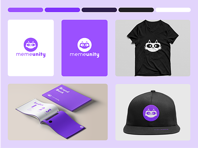memeunity rebrand. app branding design graphic design logo typography