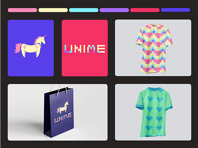 Unime brand. branding design graphic design illustration logo vector
