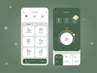 Home Monitoring App UI Design Concept android apple automate cloudbased design dribble shot freelance freelanceuiuxdesigner green homemonitoring homemonitoringapp icons illustration ios mobileui ui uiux userexperience userinterface websitedesign