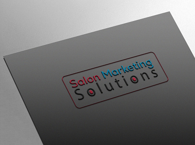 salon marketing solution logo branding creative design creative logo creativelogodesign design illustrator logo minimal minimalist logo modern logo