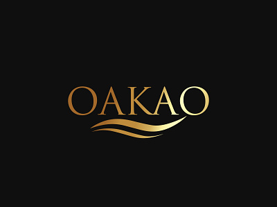 OAKAO Wordmark Fashion Brand Logo #dailylogochallenge branding creative design creative logo design fashion logo illustration illustrator logo minimal minimalist logo modern logo wordmarklogo