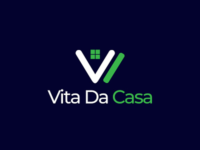 Vita Da Casa Real Estate Logo Design branding construction logo creative design creative logo creativelogodesign design illustrator logo minimal minimalist logo modern logo