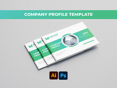 Company Profile Brochure Design Template branding companyprofiledesign creative design design illustrator print design