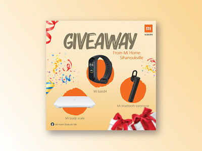 Give Away Poster - Xiaomi