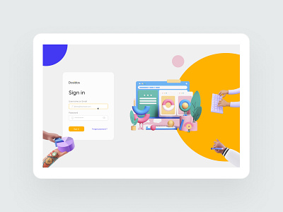 Dosidos sign in uidesign uiux uxdesign web design