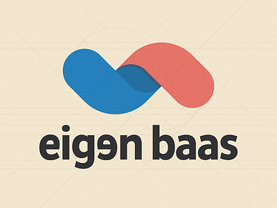 Eigen Baas design flat logo