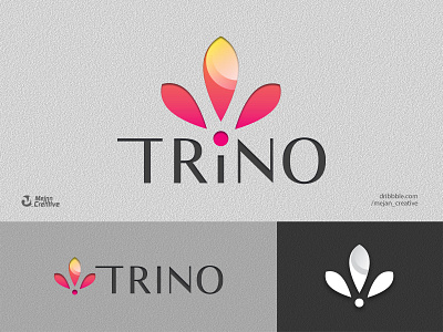 Trino Logo branding flat illustration logo logo design minimalist logo