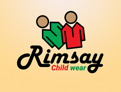 Rimsay Child Wear adobe illustrator flat logo logo minimal minimalist logo vector versatile logo