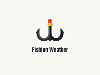 Fishing weather APP Logo ipad logo ui