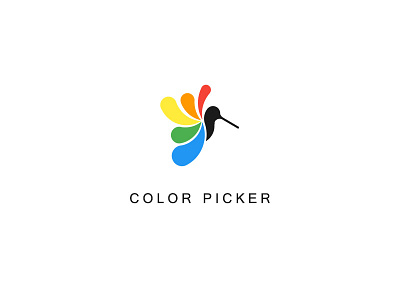 Colorpicker black colorful logo