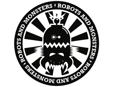 Robots and Monsters Illustration graphic illustration monsters robots