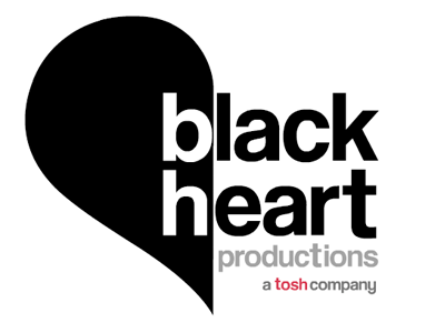 Black Heart Productions Logo design logo tv