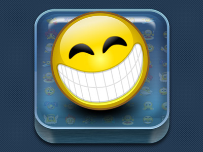 Smiley Central App Icon android app icon ios ui