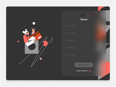 Signup Page UI/UX Design