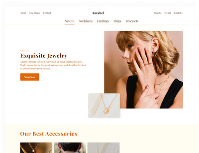 Jewelry Store Website dashboad dashboard ui fintech jewelry jewels uiux website