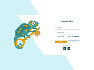 Login page