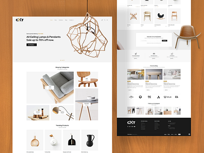 Online Furniture Store Concept