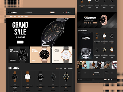 Luxury Watches Online Store by Codextrivia on Dribbble