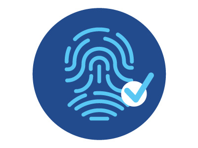 Biometrics Icon biometric icon illustration infographic