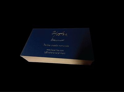 gold foil edge thick business cards