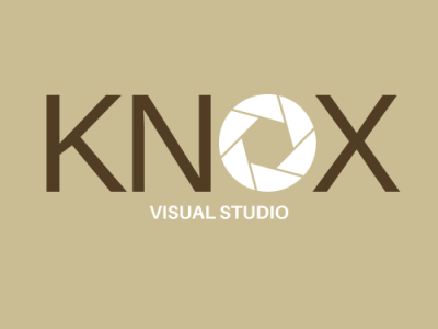 Knox Photography Logo branding brown design logo logo design photographer typography