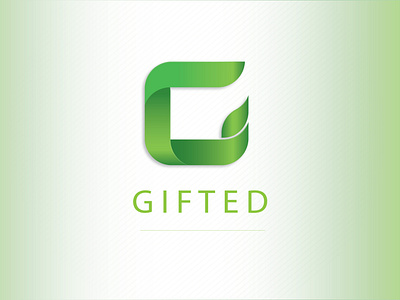 Logo GIFTED design logo vector