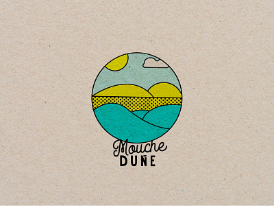 Mouche Dune branding design icon illustrator island jewelery minimal ocean sea seal typography vector
