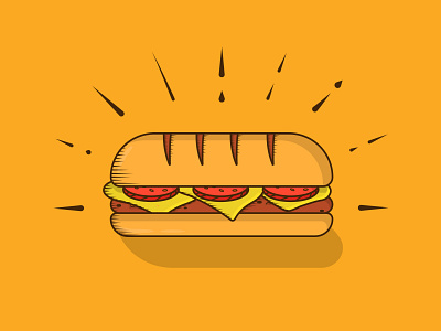 Vector Burger illustration