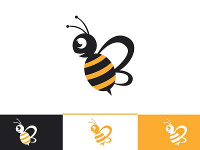 Bee Logo art autumn background banner bat black spider design illustration logo ui