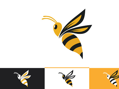 Bee Logo Template Vector Icon