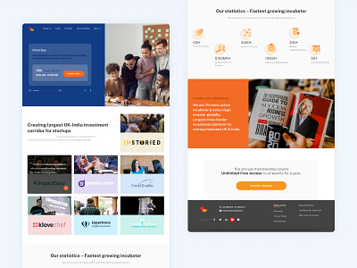 Corporate Website business corporate design homepage landing page startup ui design web design website design websites