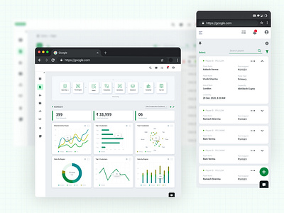 Sales commission UI