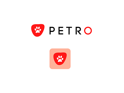 Petro a pet care agency branding design graphic design icon illus illustration logo minimal