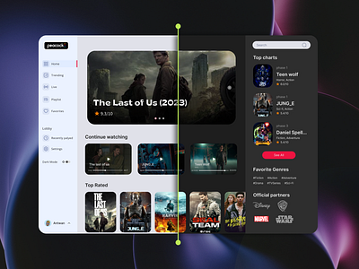 Movie Streaming web app design graphic design move streaming movie netfilx streaming streamingapp ui