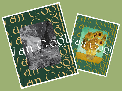 Van Gogh Posters graphic design illustrations posters