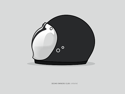 Biltwell Gringo Helmet artwork biltwell flat gringo illustration moto simple