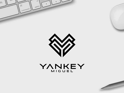 YANKEY MIGUEL Y.N MONOGRAM 3d animation branding graphic design logo motion graphics