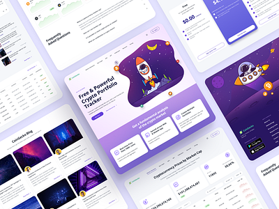 A Concept for Redesign CoinGecko crypto cryptocurrency illustration playfull redesign ui website