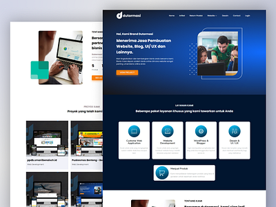 Dutormasi - Web Design and Web Development company profile design digital agency dutormasi homepage web design web design company web development webdesign