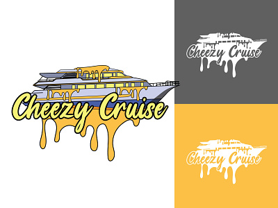 Cheezy Cruise branding design flat graphic design hmmurtazaofficial hmo illustration illustrator logo type typography vector