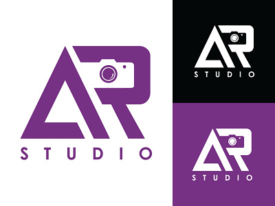 AR Studio branding design flat graphic design hmmurtazaofficial hmo illustration illustrator logo type typography vector
