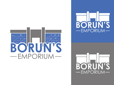 Borun's Emporium animation branding business cement corporate design ecommerce flat graphic design hmo illustration illustrator logo motion graphics online order solution store ui vector